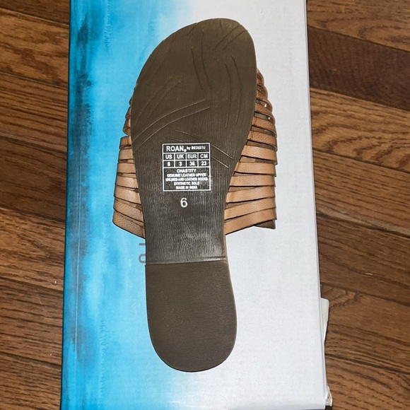 BED/STU by Roan Almond Oats Chastity Sandals Women’s Size 6 - Picture 8 of 10